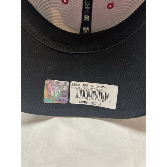 New Men's Dallas Cowboys New Era 2022 Crucial Catch 39THIRTY Flex Hat Size M/L - Picture 6 of 6